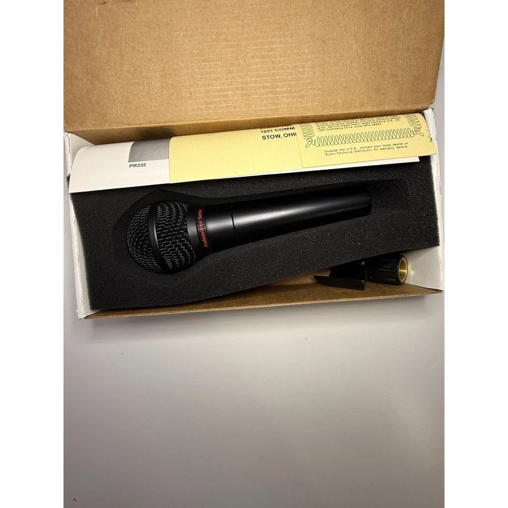 🎤 Audio-Technica PR335 Dynamic Microphone – Performer Series – Vintage